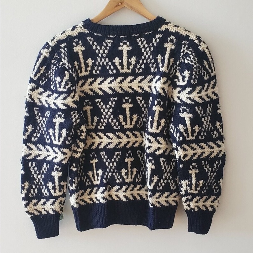 Vintage Anchor Fair Isle Sweater